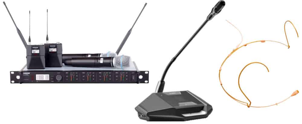 Rent a wireless microphone