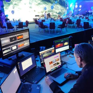 Rent screen solutions, projectors and LED walls