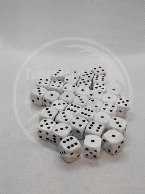 sekssiders terninger terning sixsided dices dice 12 mm D6 T6