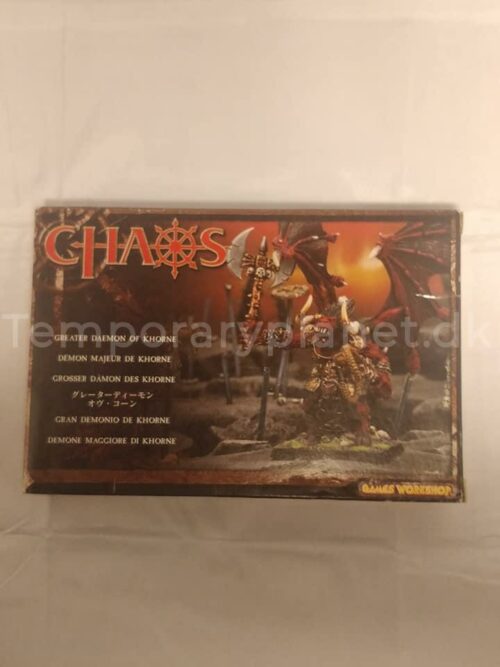 Blootthirster Greater Daemon of Khorne 1998 Warhammer Fantasy Games Workshop Age of Sigmar AoS Box Front