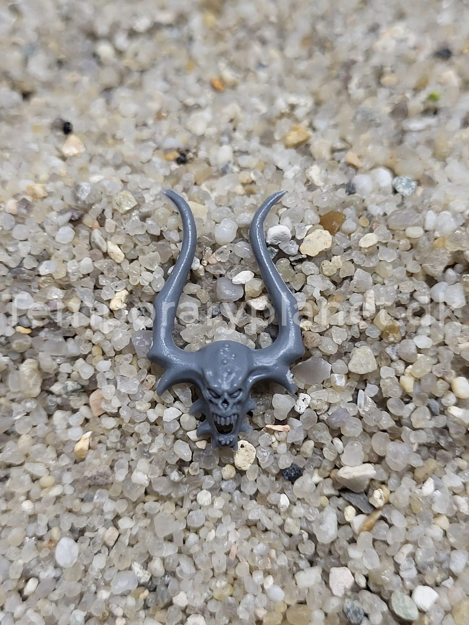 Chaos Daemons Bloodletters of Khorne 2008 Warhammer Fantasy The Old World AoS Head Face D