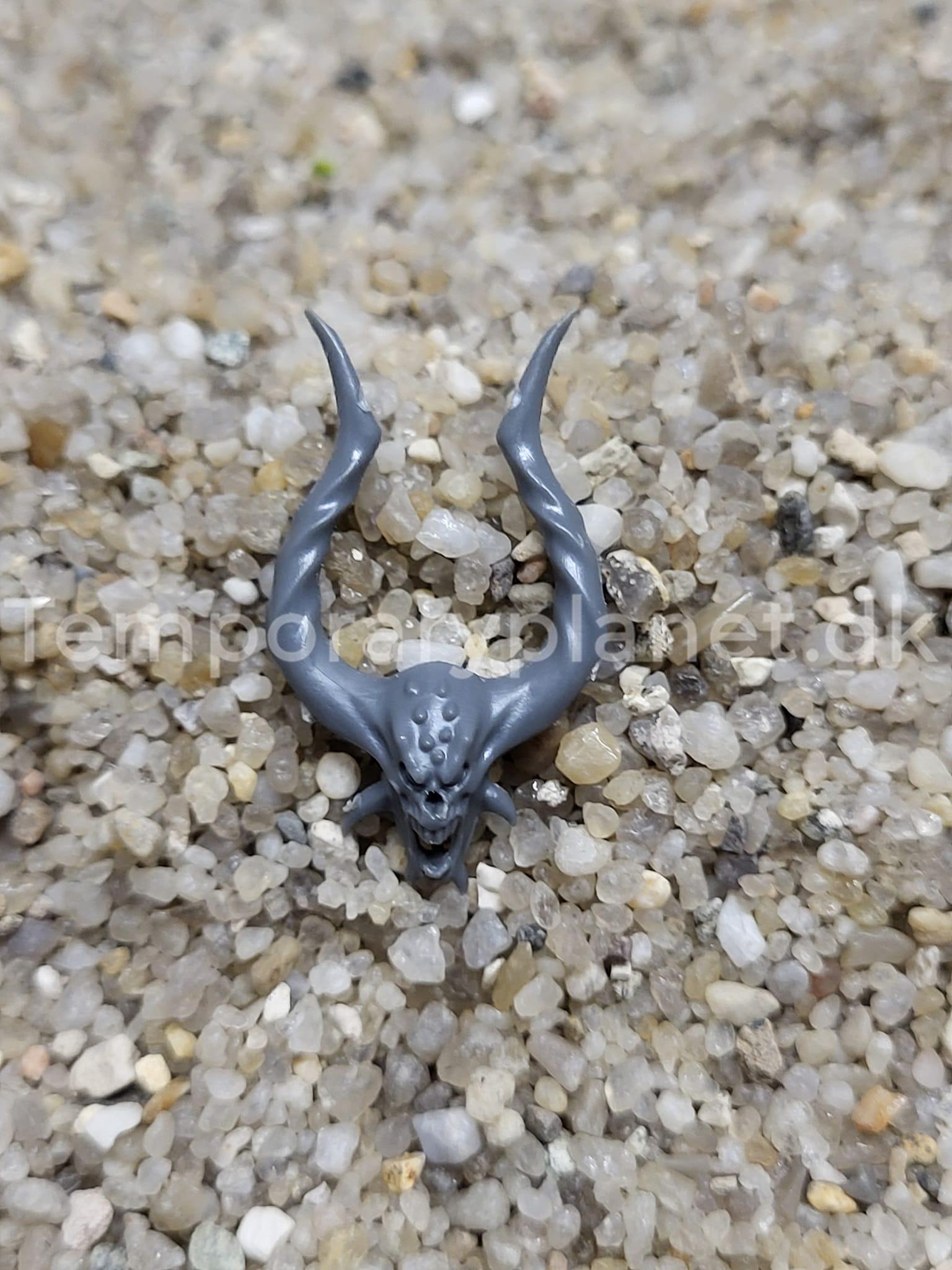 Chaos Daemons Bloodletters of Khorne 2008 Warhammer Fantasy The Old World AoS Head Face E