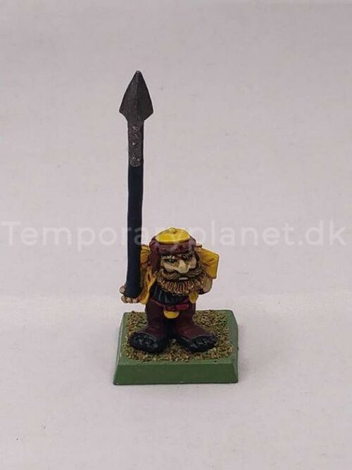 Dwarf MB1 Trooper A Spear 1991 Rhobb Grumly Metal Warhammer Fantasy Marauder Games Workshop