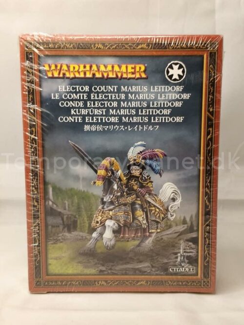 Empire Elector Count Marius Leitdorf Lord Metal Box 2004 OOP NIB Warhammer Fantasy Games Workshop Citadel Marauder 1