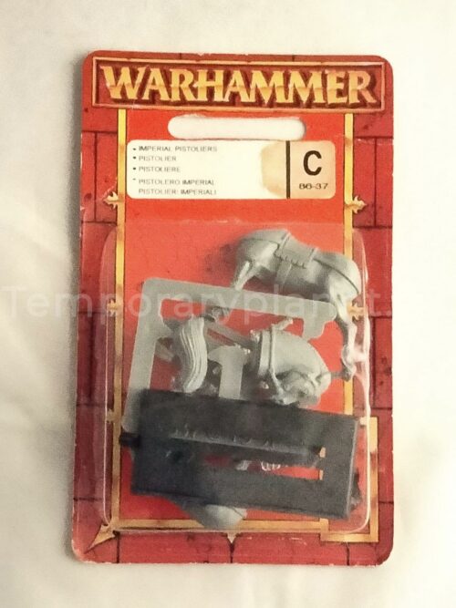 Empire Pistolier 1 Pistoliers Metal and Plastic Warhammer 1992 OOP Warhammer Fantasy Games Workshop Citadel Marauder NIB