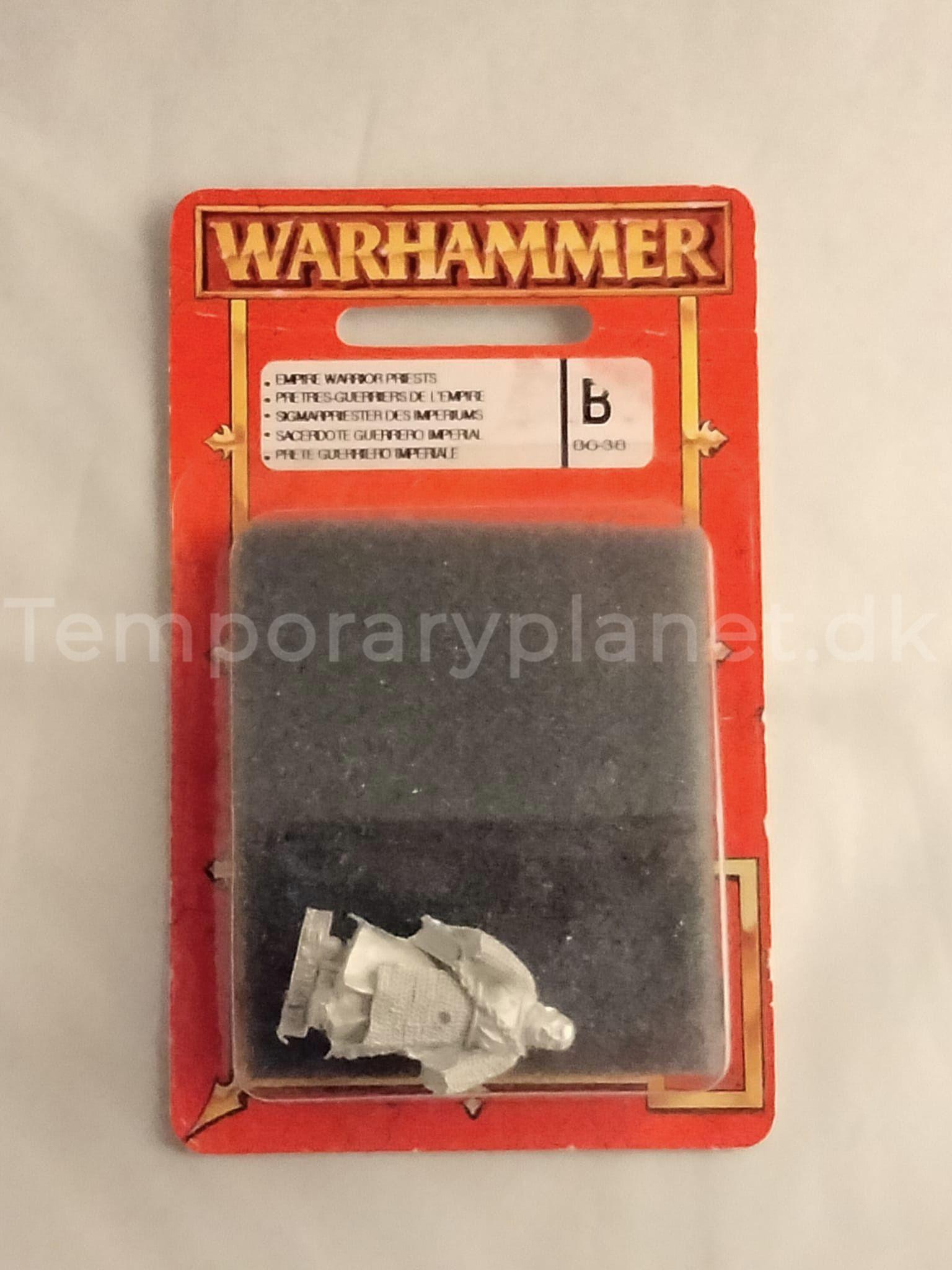 Empire Warrior Priest 2 Metal 2000 OOP Warhammer Fantasy Games Workshop Citadel Marauder NIB