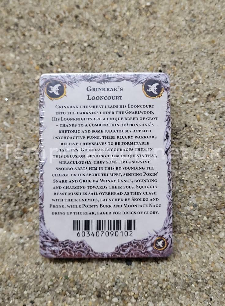Gnarlwood 2022 Warhammer Underworlds Games Workshop Grinkrak's Looncourt Cards