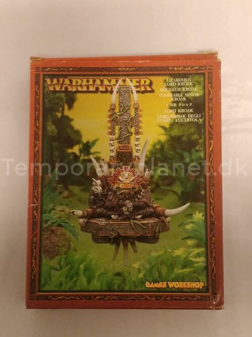 Lizardmen Seraphon Lord Kroak Slann Mage Priest 2003 NIB Warhammer Fantasy AoS Age of Sigmar Games Workshop Box Front