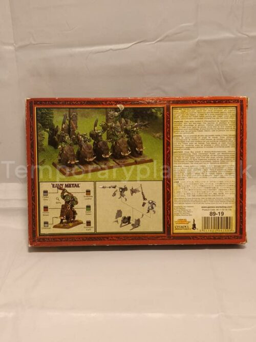 Orcs and Goblins Savage Orc Boar Boyz 2003 Metal NIB Warhammer Fantasy AoS Age of Sigmar Games Workshop 2