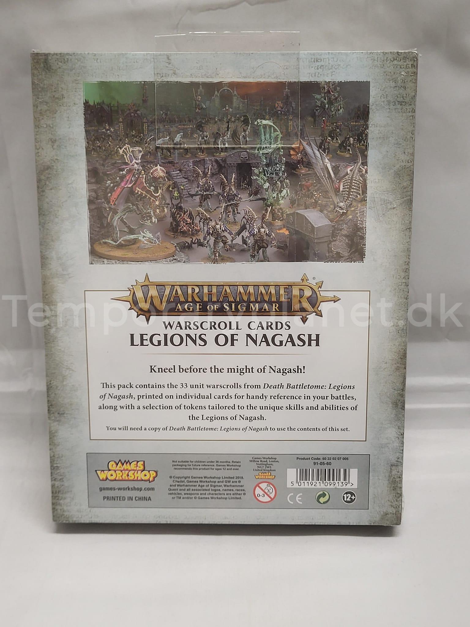Warhammer Age of Sigmar 2018 Warscroll Cards Legions of Nagash 2
