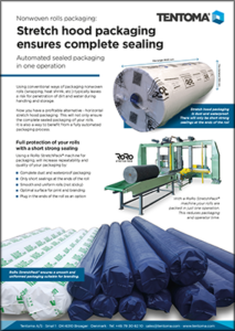 Leaflet: Packaging of nonwoven rolls 