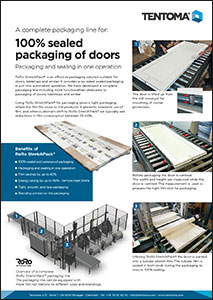 Brochure about packaging of doors