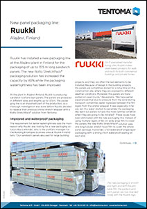 Leaflet: New packaging at Ruukki in Finland