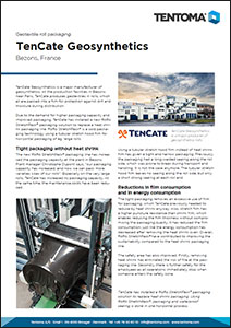 Leaflet: New packaging line at TenCate Geosynthetics, Bezon, France