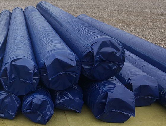 TenCate geotextile roll with new packaging