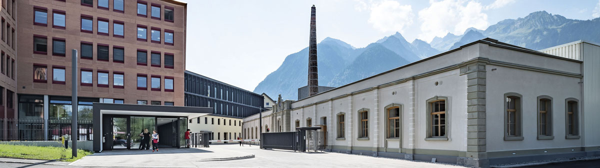 The head quarter of Getzner Textil AG located in Bludenz, Austria: