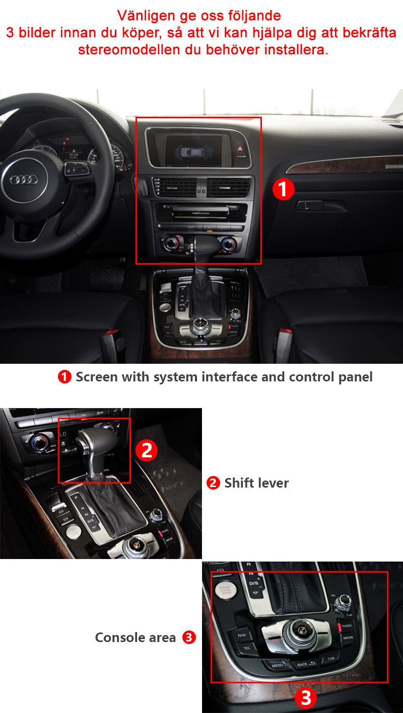 Audi Q5 2009-2016 Android Bilstereo