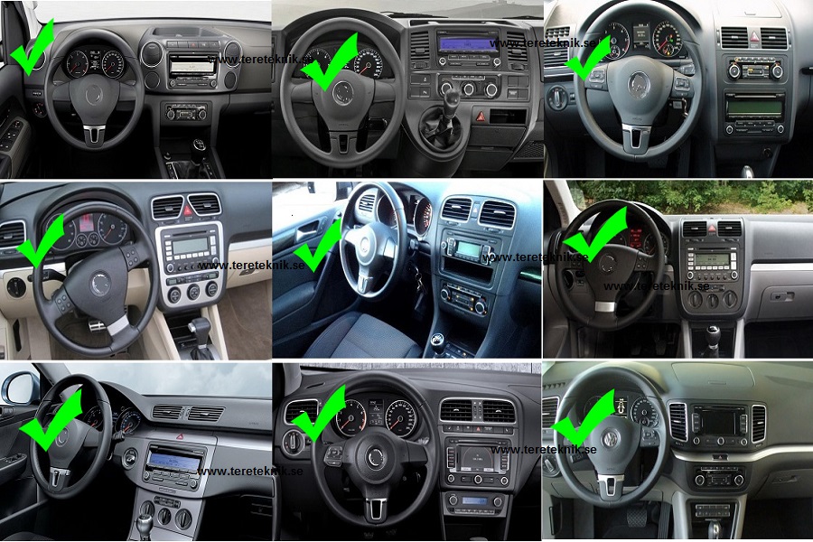 Volkswagen android stereo Golf Passat Transporter Caddy Polo Tourage