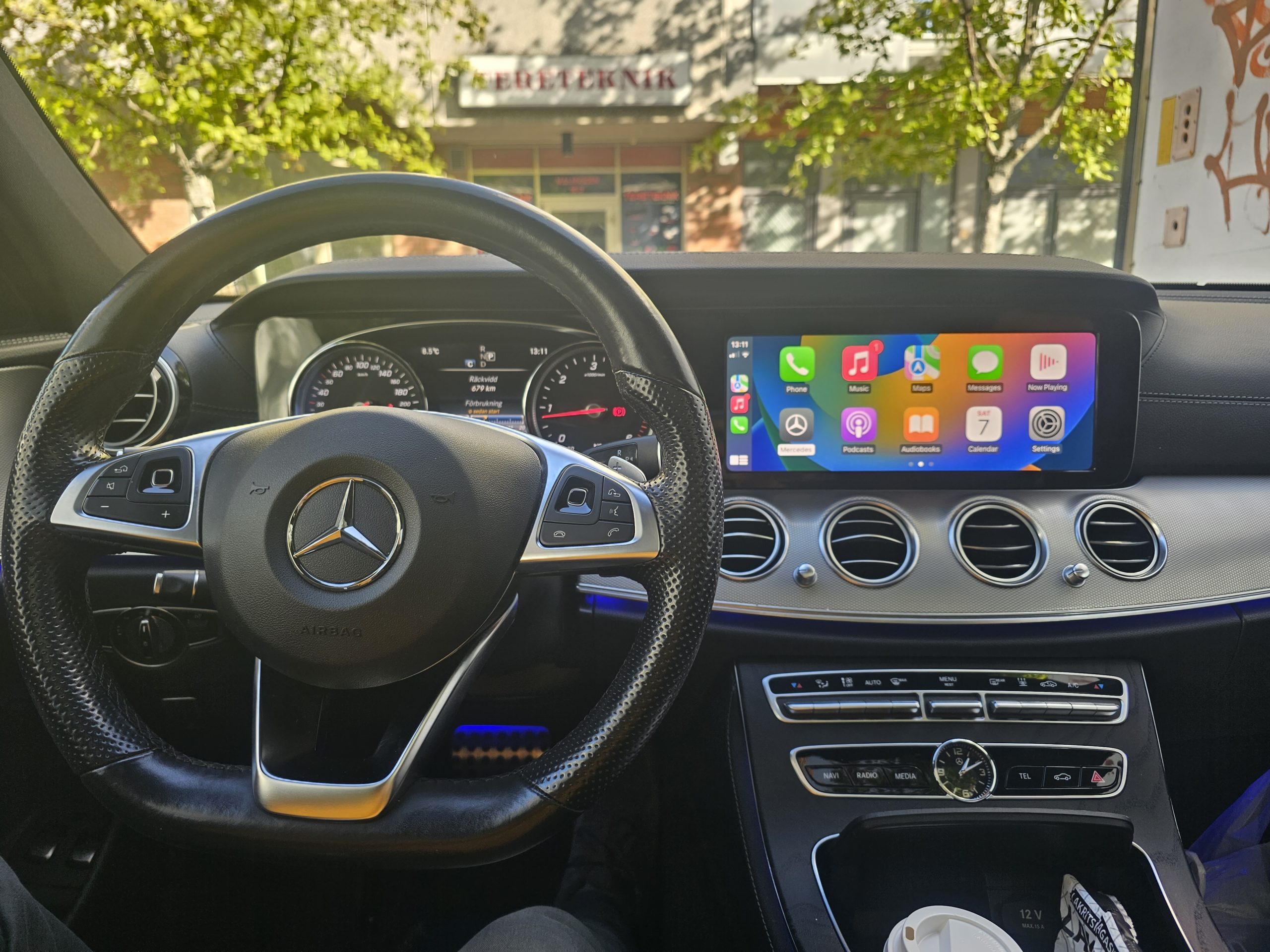 Apple CarPlay i Mercedes