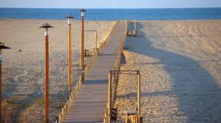 a praia em Figueira da Foz