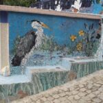 mosaic-of-a-heron-and-waterfall-in-Termas-da-Azenha