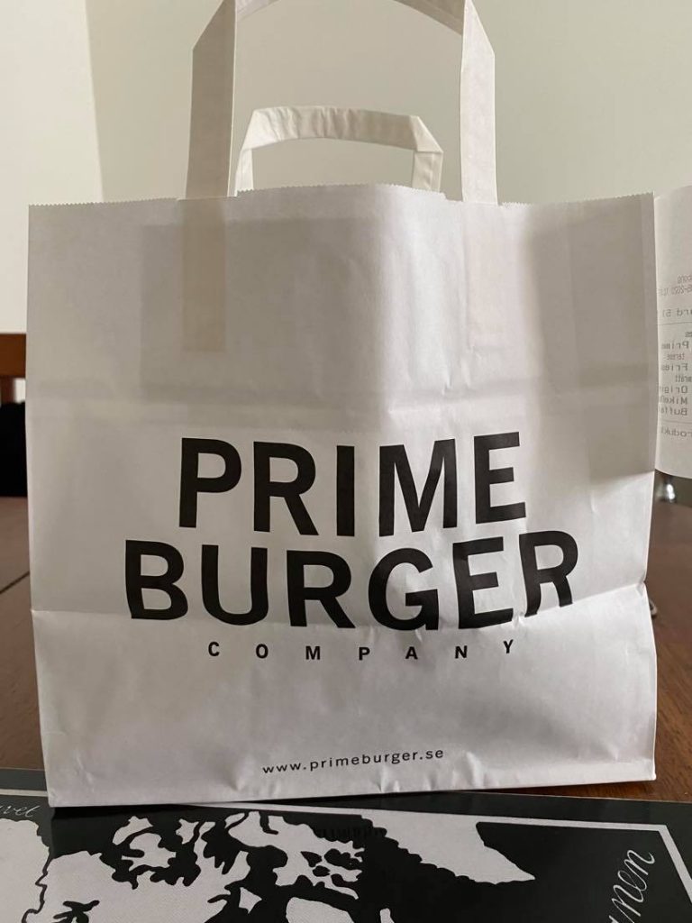 Prime burger bag