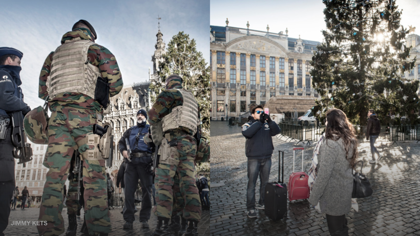 Jimmy Kets Fotojournalistiek Brussel lockdown