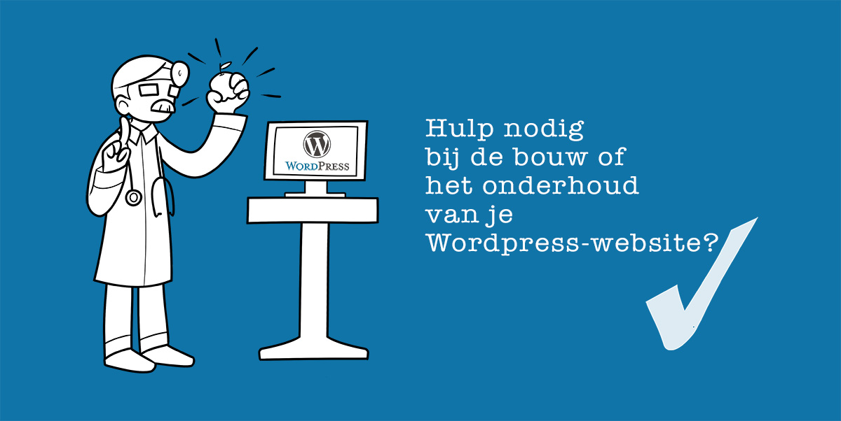 Wordpressdokter advertentie homepage cover
