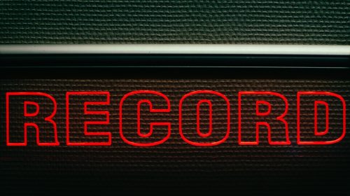 Record sign studio Podcast