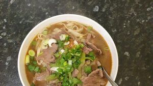 Beef and Noodle Soup Thai Style