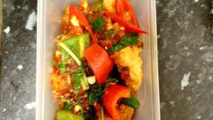 Sea Bass in Sweet Chilli Sauce