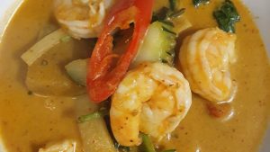 Tiger Prawn in Thai Red Curry