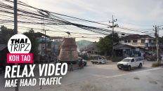 Clock Tower Intersection, Mae Haad, Koh Tao, Thailand