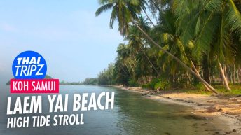 Laem Yai Beach (High tide), Koh Samui - THAITRIPZ