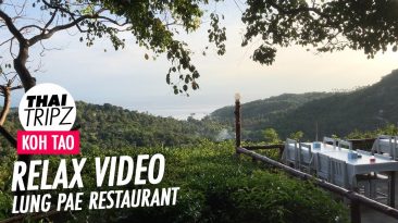 Lung Pae Restaurant, Evening view, Koh Tao, Thailand