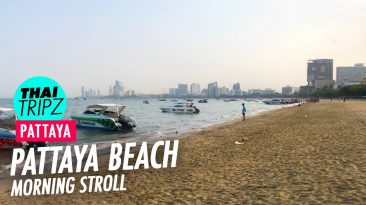 Pattaya Beach - Morning Stroll - Pattaya, Thailand - THAITRIPZ