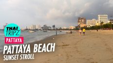 Pattaya Beach Sunset stroll - Pattaya, Thailand - THAITRIPZ