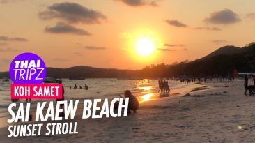 Sai Kaew Beach, Sunset stroll, Koh Samet, Thailand