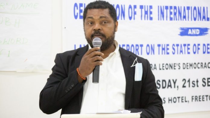 President of the Sierra Leone Association of Journalists (SLAJ), Ahmed Sahid Nasralla.Jpg