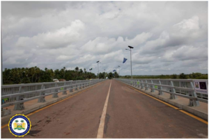 newly constructed Mabang bridge 