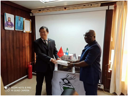 Chinese Embassy Supports ECSL with Furniture & IT Equipment