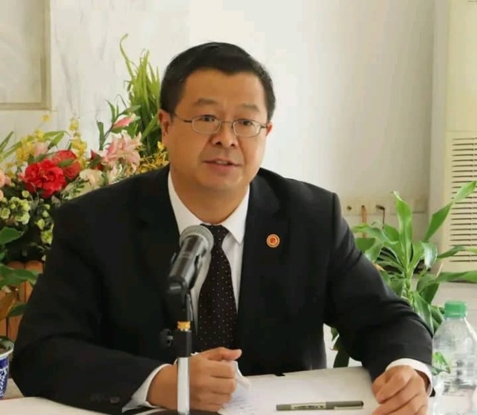 Li Xiaoyong Chargé d'affaires ad interim of the Chinese Embassy