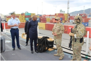 Vice President & Amb. David Reimer Tour U.S. Coastguard Cutter Mohawk