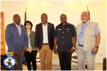 UN Resident Coordinator & Team Hold Security Related Discussions with the IGP