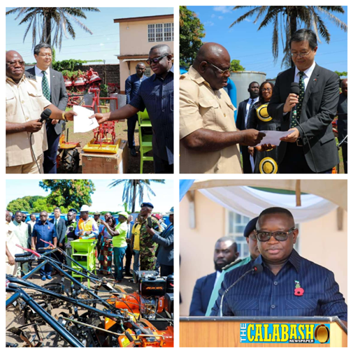 Chinese Government Boosts Sierra Leone with Agricultural Machinery