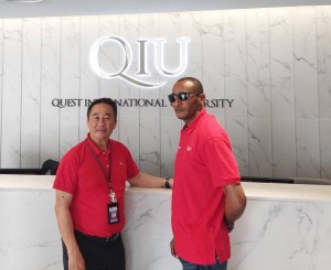 QI CEO Nicholas Goh & Journalist Amin Kef from Sierra Leone