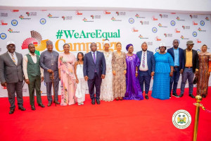 President Dr. Julius Maada Bio officially launched the "#WeAreEqual Campaign" and signed the Prohibition of Child Marriage Bill 2024 into law