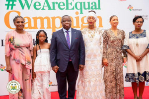 President Dr. Julius Maada Bio officially launched the "#WeAreEqual Campaign" and signed the Prohibition of Child Marriage Bill 2024 into law
