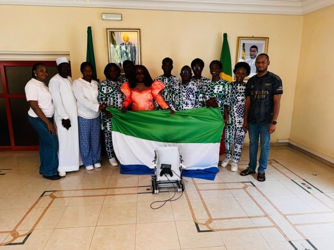 Sierra Leone Embassy in Dakar Bids Farewell to Robotics Team