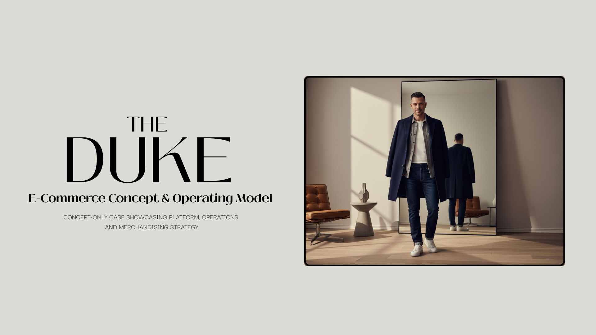 Operating model for The Duke e-commerce concept and its digital commerce structure